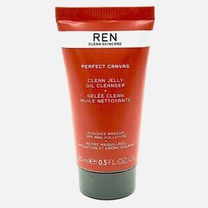REN Clean Skincare Perfect Canvas Clean Jelly Oil Cleanser Makeup 0.5oz 15mL
